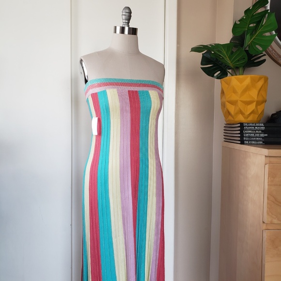 Anthropologie Rainbow Maxi Skirt Size Medium NEW! - Picture 10 of 13